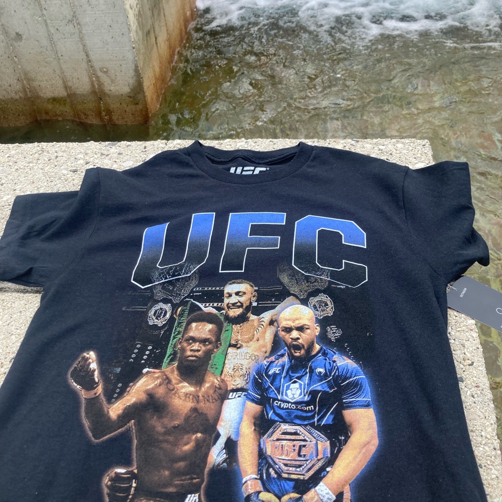 UFC fighters Tee in Charcoal Gray